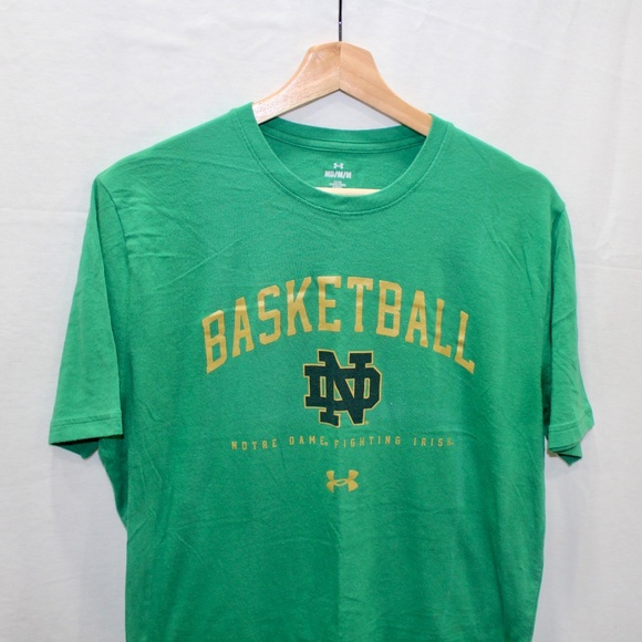 Notre Dame Basketball T-shirt - Green / Medium - Picture 3 of 6